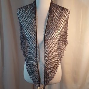 Kirk's Folly Accessories - Kirks Folly completely beaded black shawl Kirk's Folly Accessories - Kirks Folly completely beaded black shawl